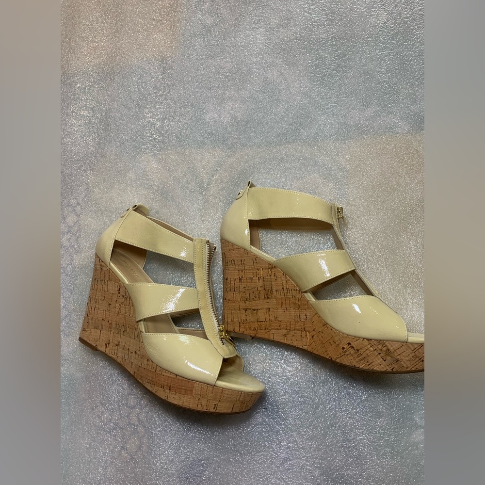 Michael Kors Beige Zipper Shoes